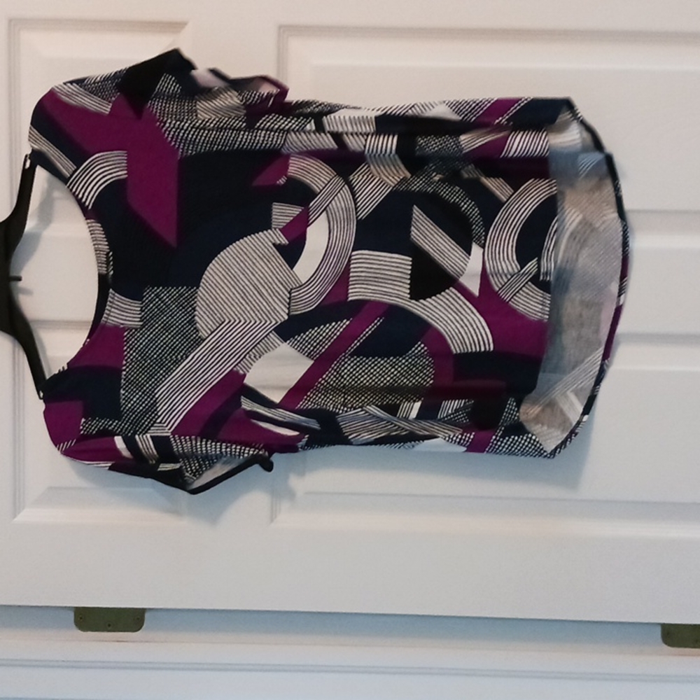 Alfini Geometric Printed Top